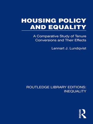 cover image of Housing Policy and Equality